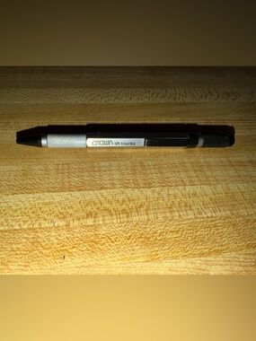 Vintage crown lift trucks Branded Silver Ballpoint Pen no ink
